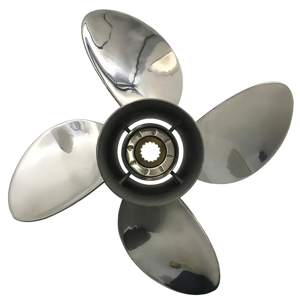 4 blades 50-130HP 13 X 19 STAINLESS STEEL boat OUTBOARD PROPELLER marine propeller Suitable for YAMAHA engine