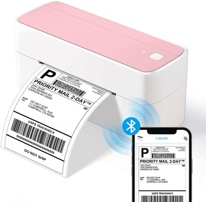 Etiketler, QR kodları, barkodlar, UPS USPS FedEx iş için 4x6 inç için mavi diş termal yazıcı - Product Image 1