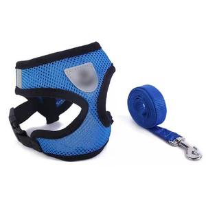 Verstellbare Weste Walking Lead Leine für Welpen Designer Hunde halsband Polyester Mesh Harness für kleine mittelgroße Hunde - Product Image 5