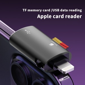 Suitable for iPhone OTG <strong>Card</strong> <strong>Reader</strong> TF <strong>Memory</strong> <strong>Card</strong> Adapter OTG USB Flash Drive New Product
