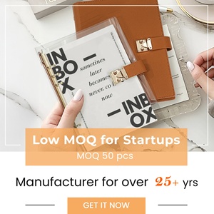 Nhà Máy Giá kế hoạch A5 A6 A7 PVC chất kết dính trong suốt bơm lại 6 nhẫn biểu tượng tùy chỉnh OEM ODM Giao hàng nhanh chóng thấp moq 50 cái Tạp Chí - Product Image 3