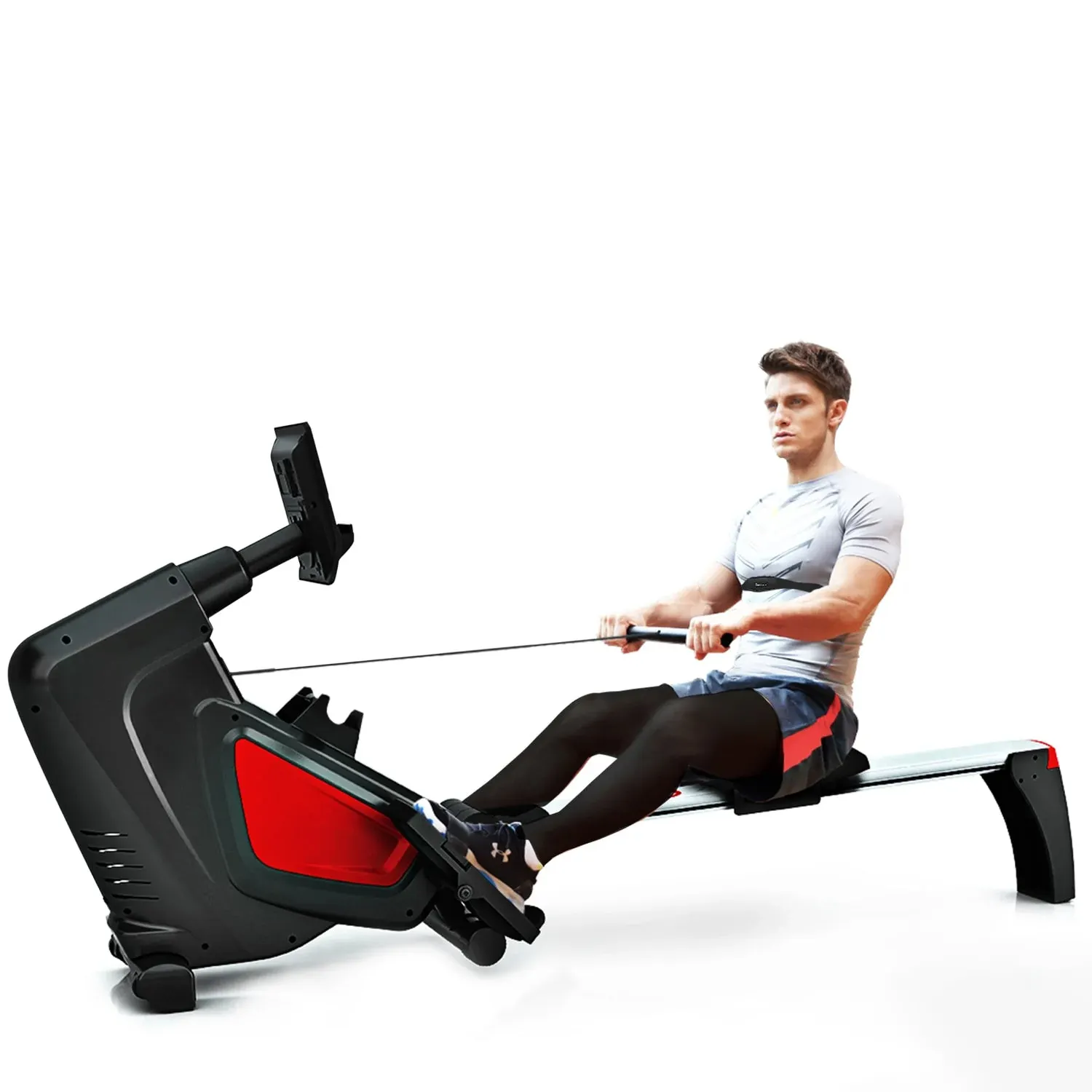 Kstar commercial fitness magnetic rowing boats machine attrezzatura da palestra plate loaded seated row machine home indoor rowing machine