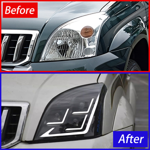 <strong>LED</strong> Auto Headlights Assembly for Prado 2004-2009 Lexus Design Projector 3 Lens Dynamic Lamp Accessories 6500k Color New - Product Image 6