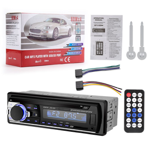 JSD520车载收音机立体声播放器MP3 1din数字蓝牙播放器60Wx4调频收音机音频，带仪表板辅助输入 - Product Image 5