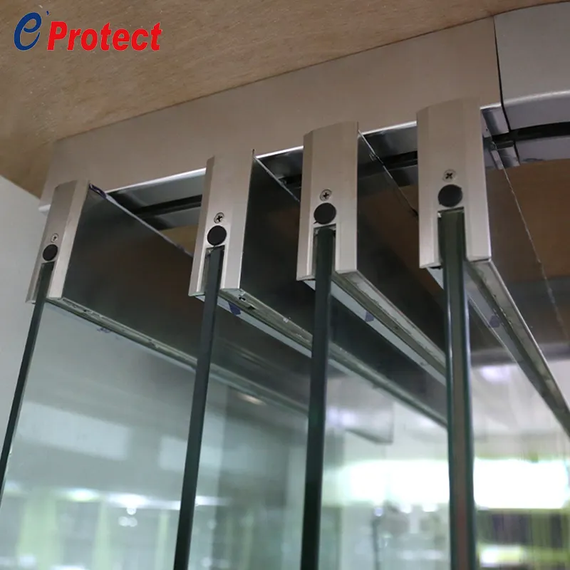 Nordic Style Sliding Accessories Folding Door Hardware Outdoor Patio Frameless Folding Glass Doors