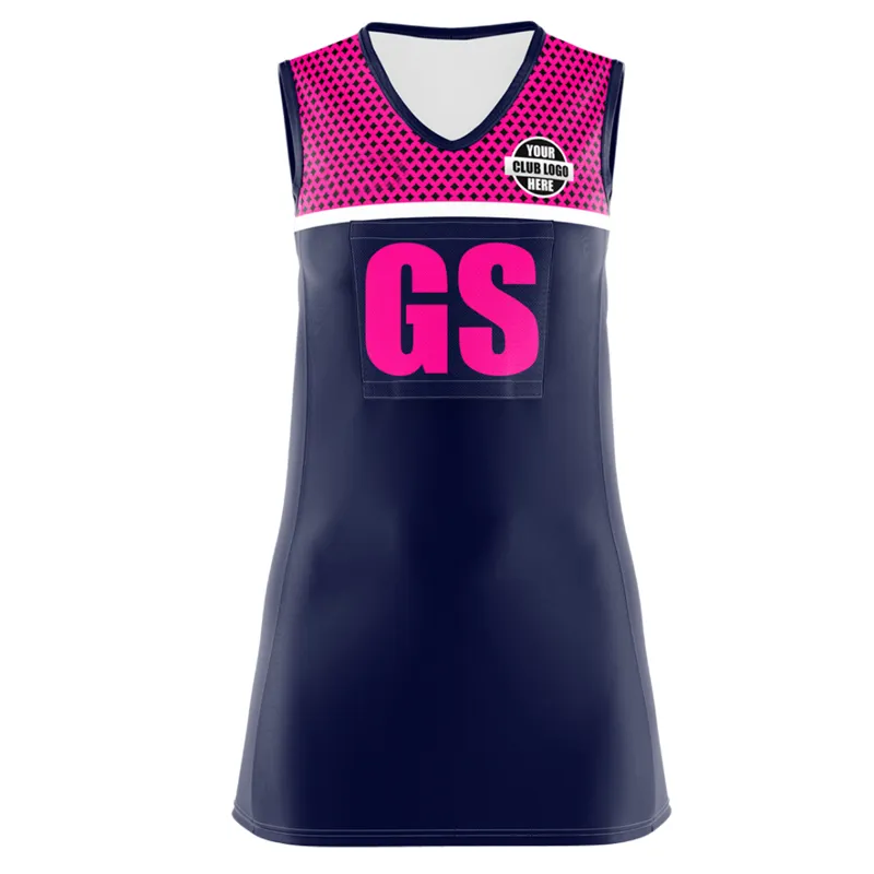 High quality sublimated netball dress for sports girls