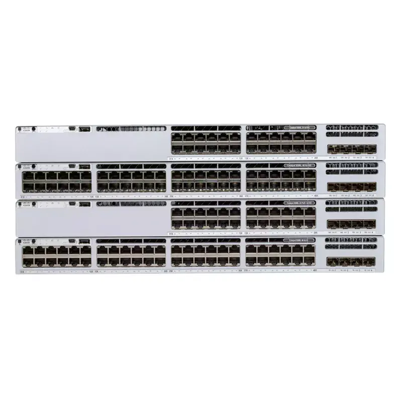 Hochleistungs-C9300L-24T-4G-E Ethernet-Switch 24 Port Poe-Switch 9300 Serie 4×1G Uplink Netzwersswitch C9300L-24T-4G