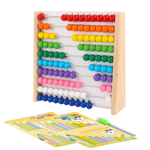 HY Toys Enseñanza de matemáticas y aritmética para niños SIDA Contando palo artefacto Adición resta calculadora estante Abacus Boa - Product Image 1