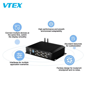Nuc Mini Fanless Embedded PC mit Rs485 16GB Bester Linux Rs232 Gamer Computer Industrial Fanless Mini Pc - Product Image 5