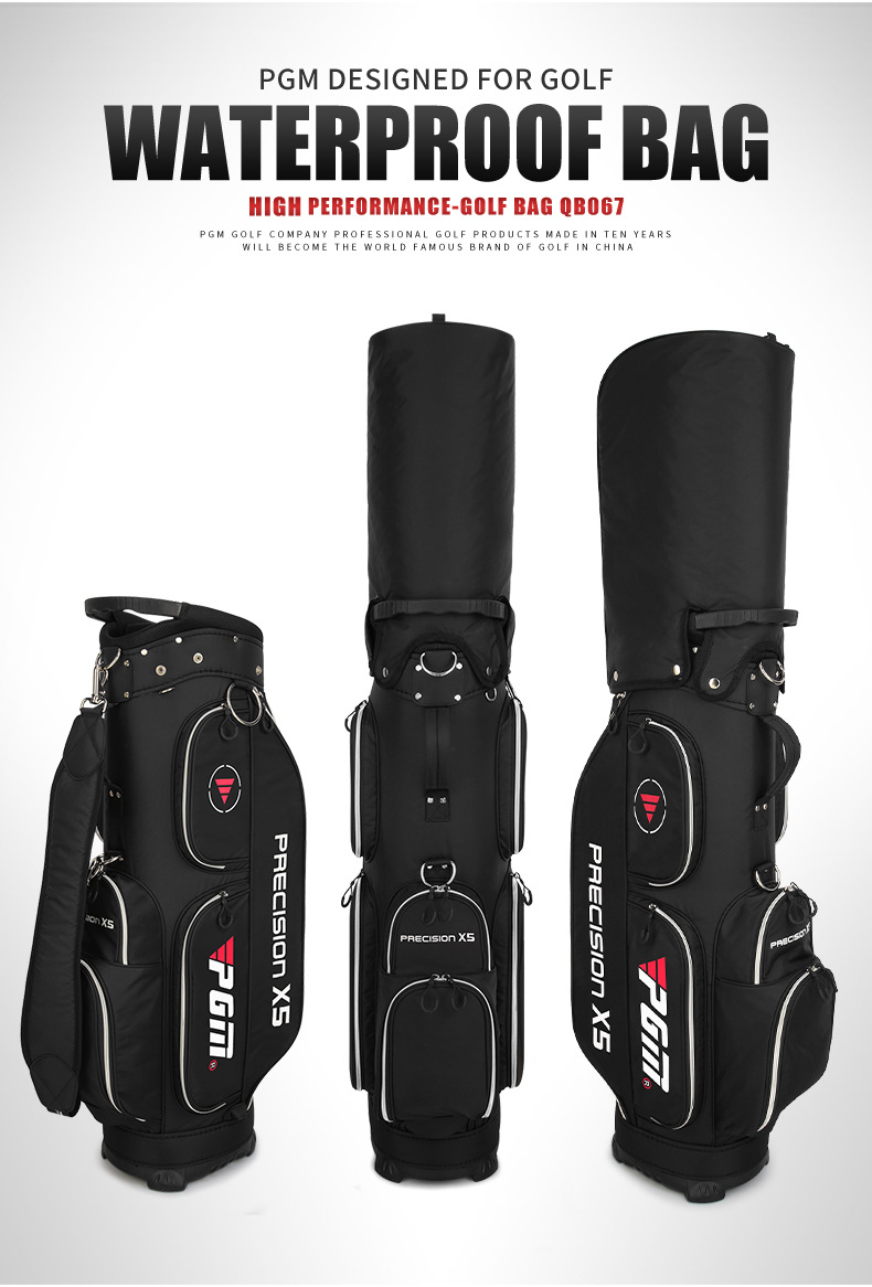 PGM QB067 golf carry tour bag light weight waterproof custom golf staff