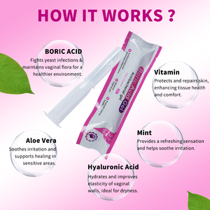 Di alta qualità vitamina E Ph equilibrio igiene femminile Gel acido intimo borico Gel con controllo degli odori Yoni pop - Product Image 4