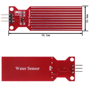 DC 3V-5V Módulo de sensor de nivel de agua de lluvia Detección de altura de profundidad de superficie líquida para Arduino DIY Compatible con UN O Kit MEGA 2560