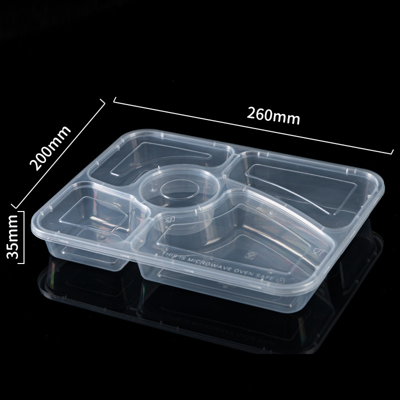 White 5 compartment