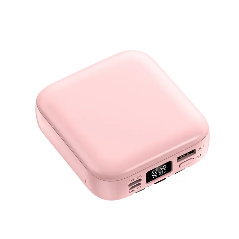 Multifunctionele Universele Relatiegeschenk Opladen Power Bank Met Make-Up Spiegel 20000 Ma Grote Capaciteit Mobiele Power Oplader