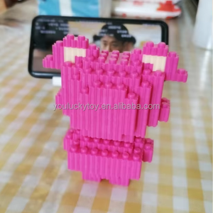 Lele ชุดของเล่นตัวต่อโมเดลหมีสตรอเบอร์รี่สีแดงสำหรับเด็ก - Product Image 3