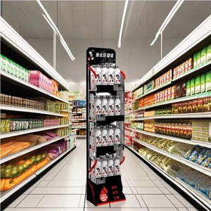 Beliebte Einzelhandel PVC Bodenst änder Display Supermarkt Gebrauchte kommerzielle Werbung Pop Regal Rack für Store Display - Product Image 1