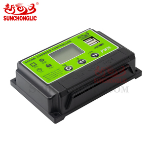 Sun chong lic 30 Ampere Solar regler 12V 24V Auto 30A manueller PWM Solar laderegler mit zwei USB-Ausgängen