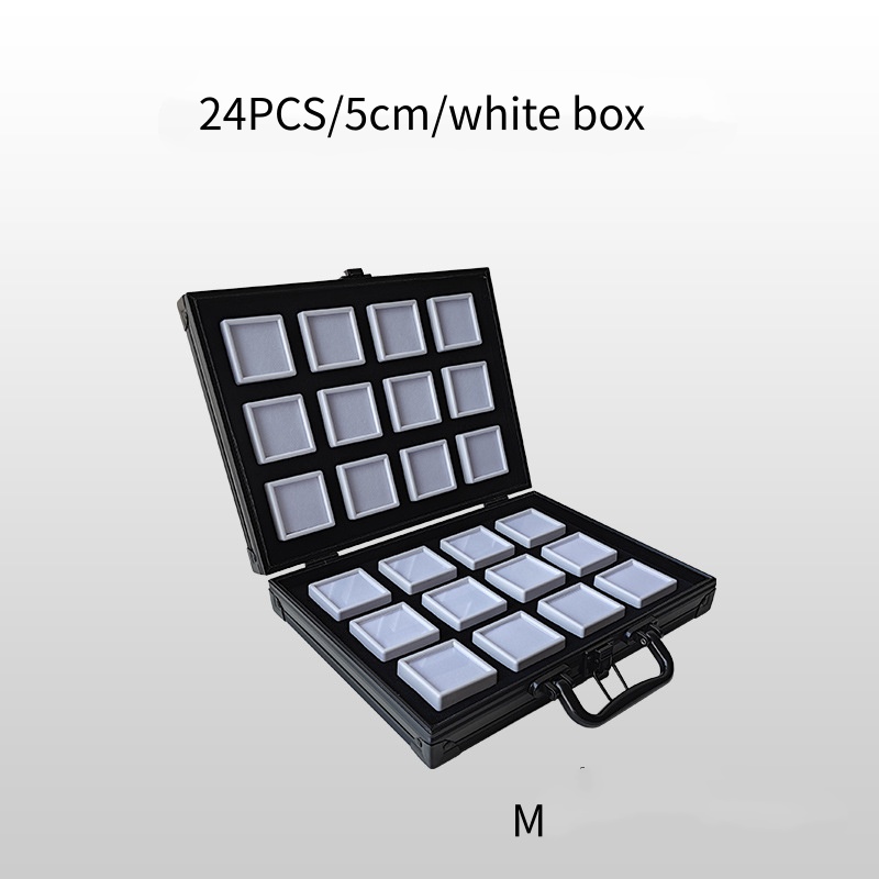 24 pièces/5cm blanc + BOÎTE M