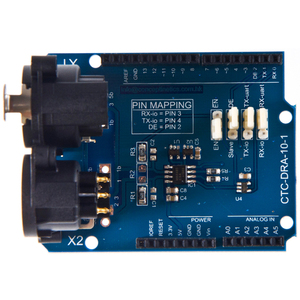 DMX-Erweiterungs karte für Arduino-kompatiblen MAXIM-MAX485-Chip zur Erweiterung der Funktion des Master-Slave-DMX-Geräts von Arduino