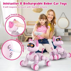 EPT Kids Educational Wiederauf ladbare elektrische Tanz Interaktive programmier bare intelligente Fernbedienung Roboter Cat - Product Image 6