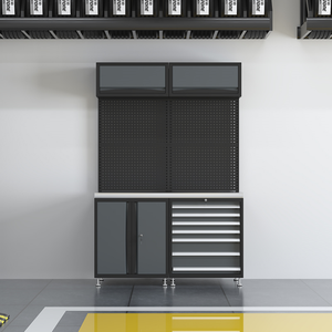 高容量新款工具柜工作台车库木质工具柜高品质汽车维修工具箱箱 - Product Image 2