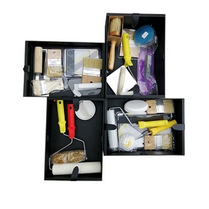 4合1多功能手推车油漆工具箱，带可拆卸360度车轮滚动工具箱 - Product Image 2