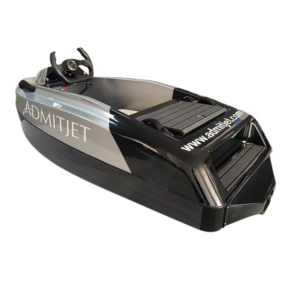 Batterie au Lithium de luxe Mini un siège bateau à réaction électrique pour les Sports nautiques ABS PC EPP bateau de pêche électrique mer Jet Kart