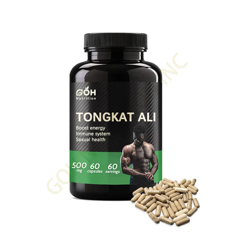 GOH Supply High Quality Tongkat Ali capsule organic Tongkat Ali 200:1 Extract capsules