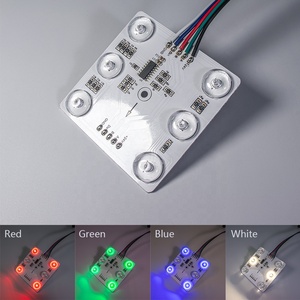 Punkts teuerung UCS512C4 Pixel Block Chain Light LED-Modul DMX512 Programmier bare 24V RGBW Tablet DMX Vierkant lampe 70*70 - Product Image 4