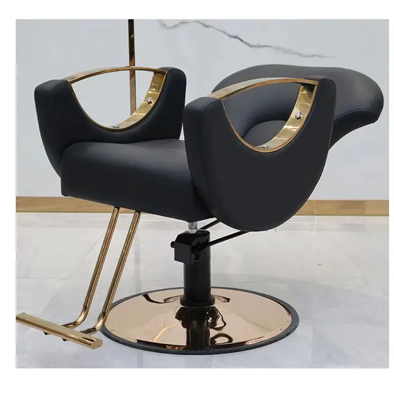 Современные женские стулья для парикмахерской, стулья для парикмахерской, парикмахерской, стул для парикмахерской золотого цвета