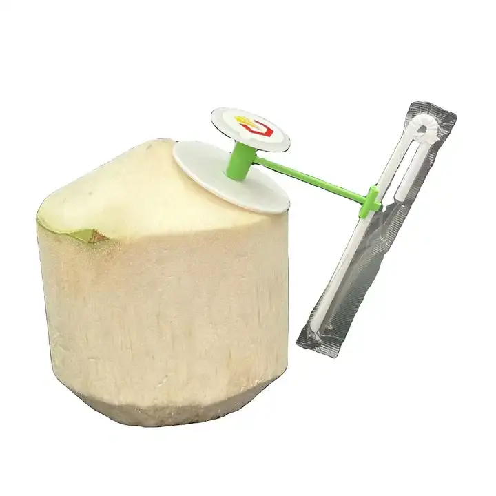 Commercial Coconut Opener Lid Machine Stainless Steel Coco Water Punch Tap For Young Green Coconuts Easy Control Tool White