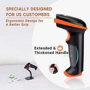 Tera 2D Barcode Scanner revopoint Wireless & Wired PDA escáner de código de barras 1D 2D QR Lector de código de barras de mano con soporte Modelo - Product Image 4