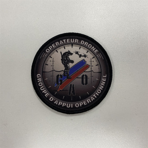 Custom Embossed 3D <strong>Hook</strong> <strong>and</strong> <strong>Loop</strong> Soft Garment PVC Patch Self-Adhesive <strong>Elastic</strong> Nylon <strong>and</strong> Silicone with Polyester for Shoes - Product Image 2