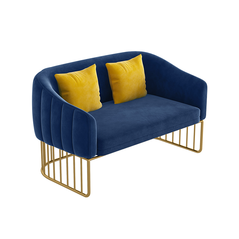 Double sofa blue