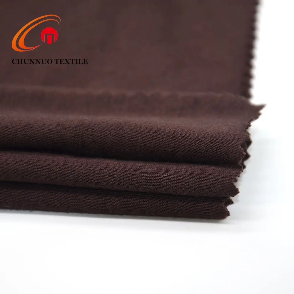 Chunnuo-tela teñida para camisetas o bufanda, 95% Viscosa, 5% Elastano, suave, sólida, viscosa/poliéster