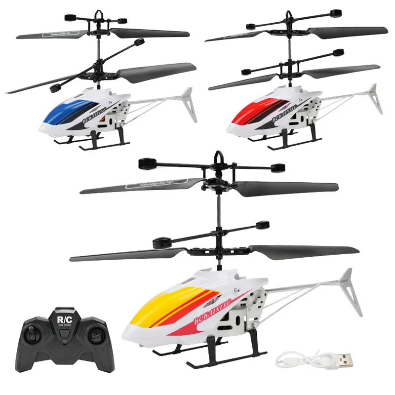 Rc Helicopter Toy Helicopter 2 Channel Remote Control Helicopter USB charging with light effect
