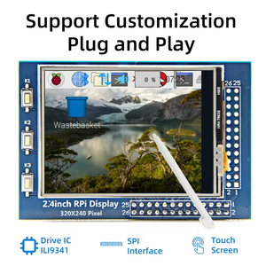 Benutzer definiertes 2,4 ''TFT SPI 320*240 Touchscreen-LCD-Modul 2,4-Zoll-Himbeer-Pi-Display - Product Image 2