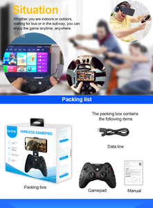 Hoch vibration für Bluetooth Wireless Game Controller PS 3/Switch/PC/IOS/Android Gamepad 2.4G Programmier taste Mobile Geräte