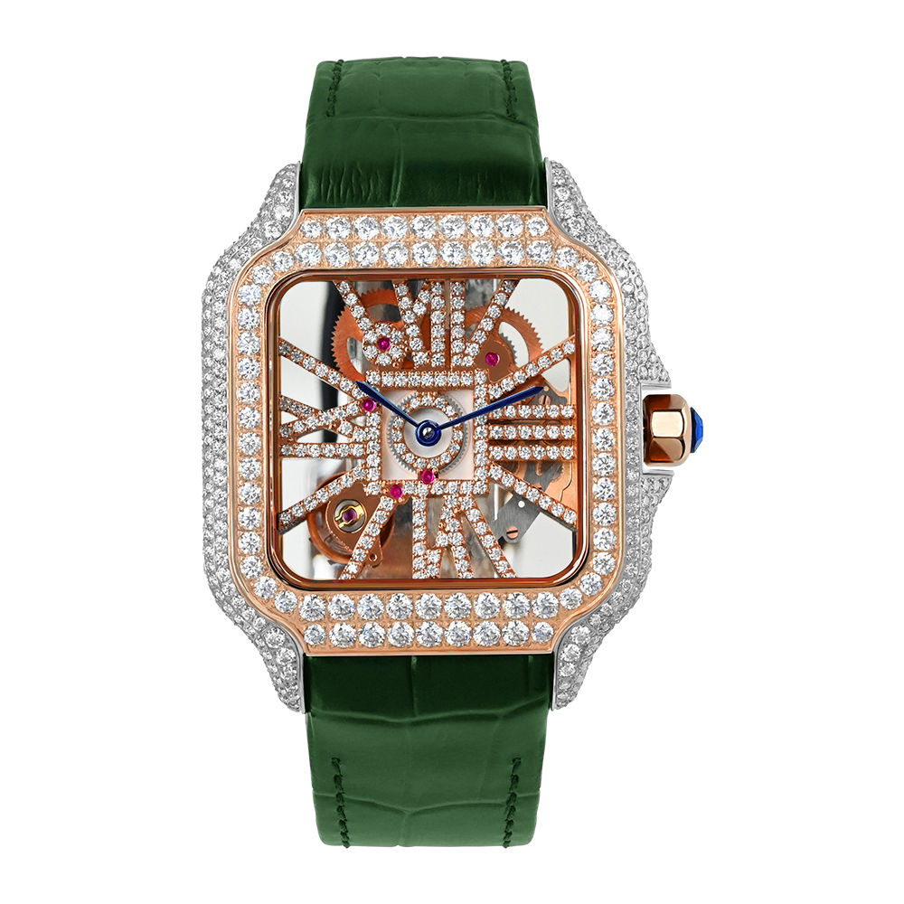 oro rosa bicolore - verde