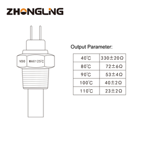 Factory Outlet Diesel Engine Temperature Sensor Water Temperature Sensor <strong>VDO</strong> <strong>1</strong>/2 - Product Image 3