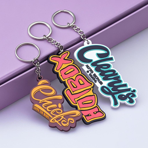 Chaveiros de borracha de PVC personalizados com logotipo 2d <span class=keywords><strong>3d</strong></span> de PVC macio de amostras grátis