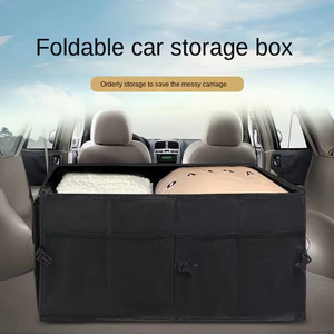 Büyük araba gövde saklama kutusu katlanır organizatör araba kamp ve depolama ihtiyaçları için Oxford bez yapılmış - Product Image 5