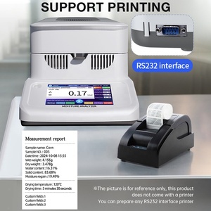 Cho Phòng Thí Nghiệm 120G/0.005G <span class=keywords><strong>Halogen</strong></span> Phân Tích Độ Ẩm Kỹ Thuật Số Độ Ẩm Cân Bằng Meter Tester Cho Thực Phẩm - Product Image 5