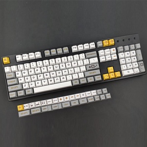 Teclado mecánico ergonómico, teclas en blanco para teclado Cherry MX - Product Image 1