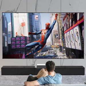 Pantalla de proyección de largo alcance para cine en casa, marco fijo, proyector, 100, 120, 150 pulgadas, 4K, HD, ALR - Product Image 1