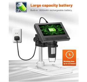 Gran oferta microscopio digital LCD de 4,3 pulgadas 1000x, microscopio de moneda USB con microscopio de luz para estudiantes - Product Image 5