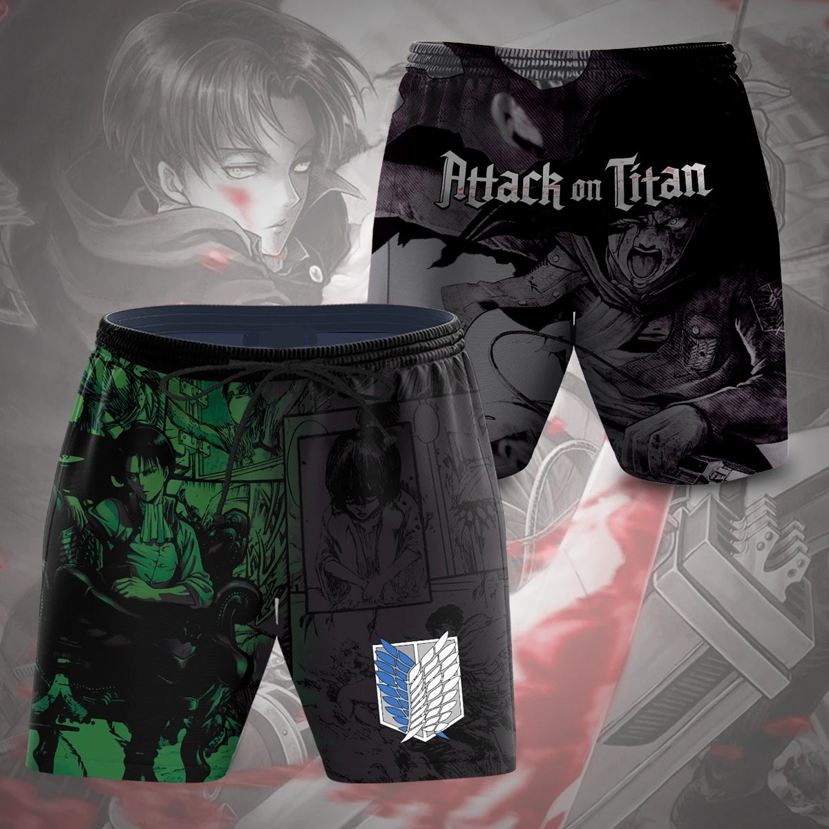 Attack of the giant green man shorts