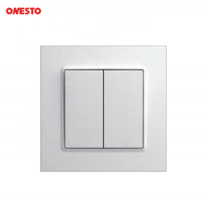 Onesto Light Switch <strong>1</strong> Gang <strong>1</strong> <strong>Way</strong> 2 <strong>Way</strong> Control Wall Push Button Switch European Standard Electric Switch - Product Image 2