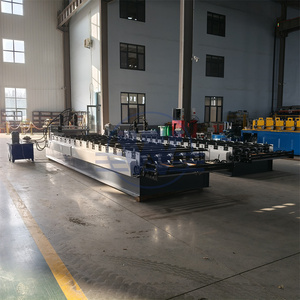 Mới nhất phổ biến kim loại thép tấm cửa cuộn tạo thành máy chống trộm Bảng điều khiển cửa máy làm - Product Image 6