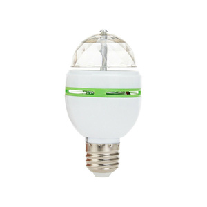 Dönen mini lamba rgb led e27 3w disko topu ışık bazı Led disko ışığı Led dönen Rgb B22 E27 kristal dönen Led ampul - Product Image 5